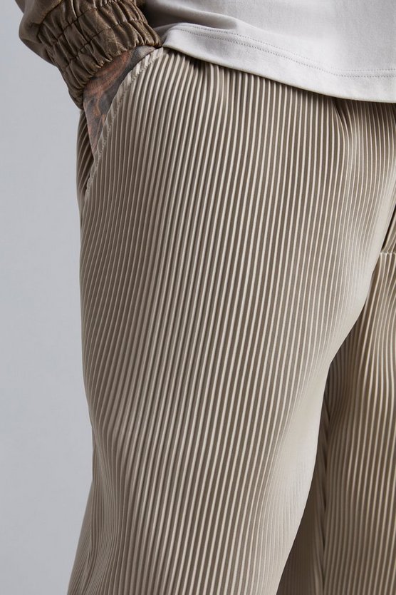 Gerade PU-Hose mit elastischem Bund