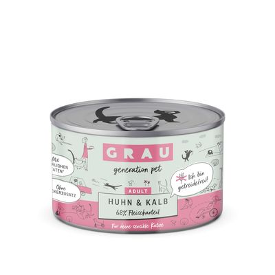Sparpaket GRAU Adult Getreidefrei 24 x 200 g