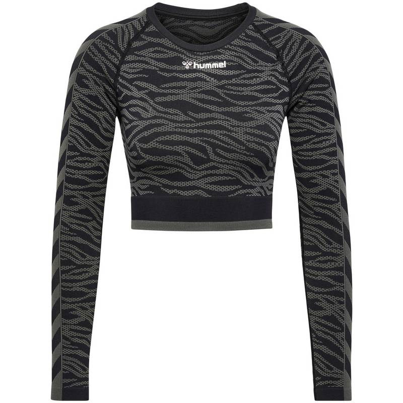hummel hmlMT SAGA SEAMLESS CROP T-SHIRT LS T-Shirt Damen