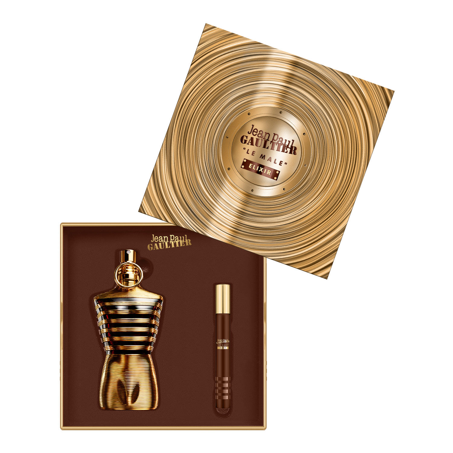 Jean Paul Gaultier LE MALE ELIXIR Coffret Parfum 125 ml et Vaporisateur de voyage 10 ml