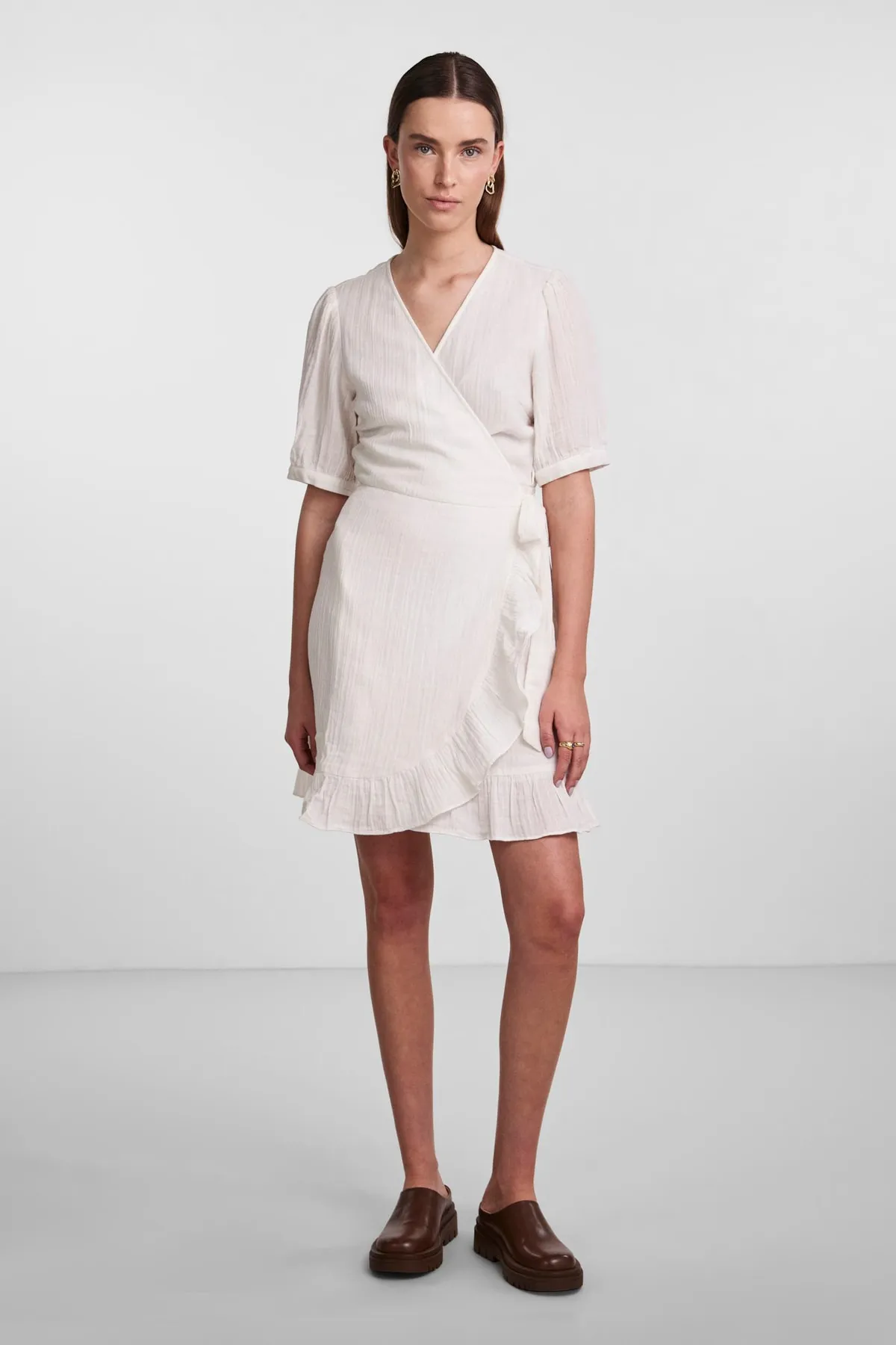PIECES  Kleid Damen/Mädchen Cloud Dancer