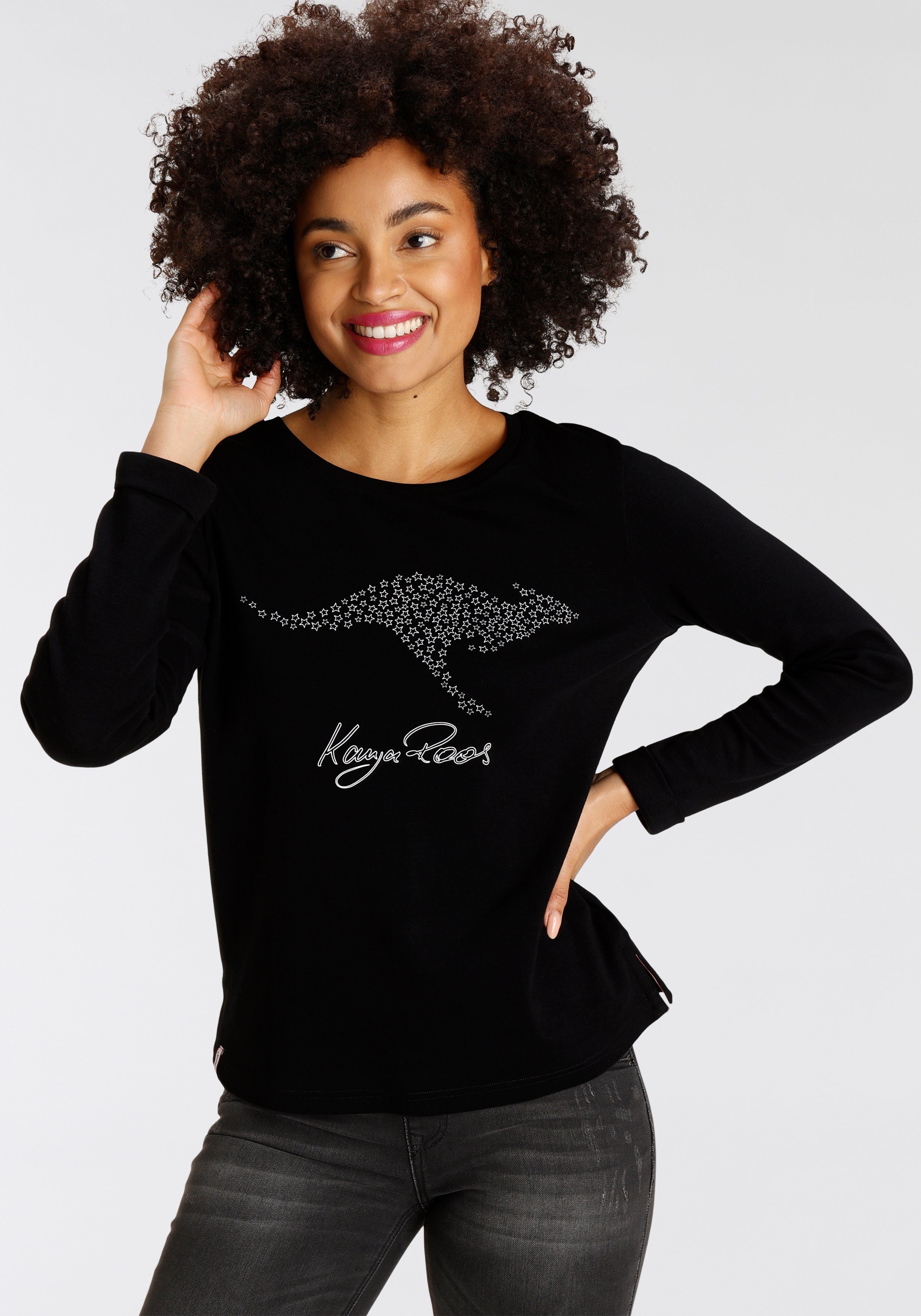KangaROOS Sweatshirt mit großem Logo-Aufdruck - NEUE KOLLEKTION