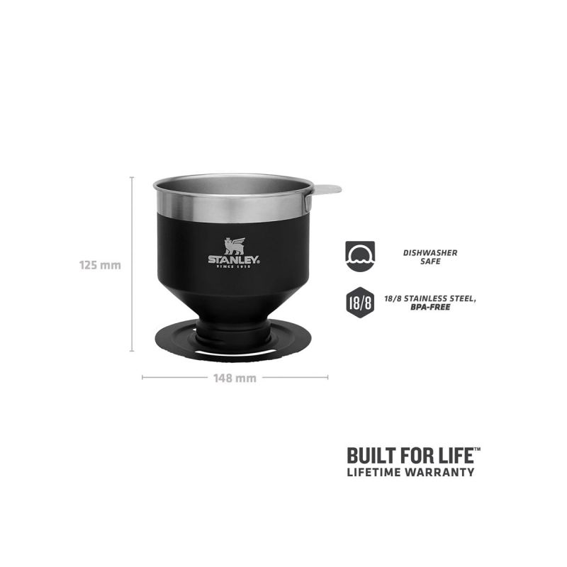 Stanley Amerikanischer Kaffeebecher, Classic Perfect-Brew Pour Over Black
