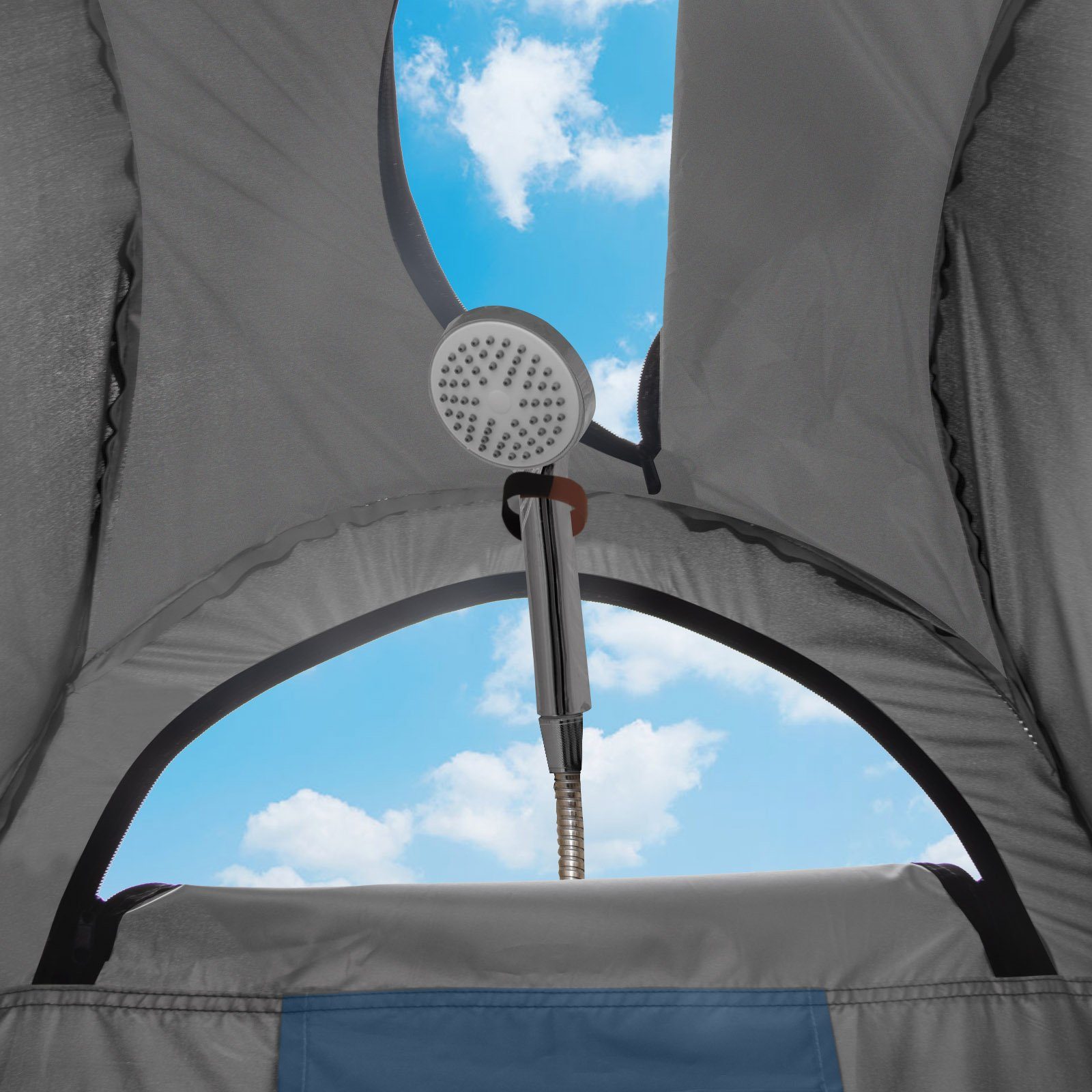 CLIPOP Faltzelt Campingzelt, Personen: 1, 120x120x190cm Duschzelt