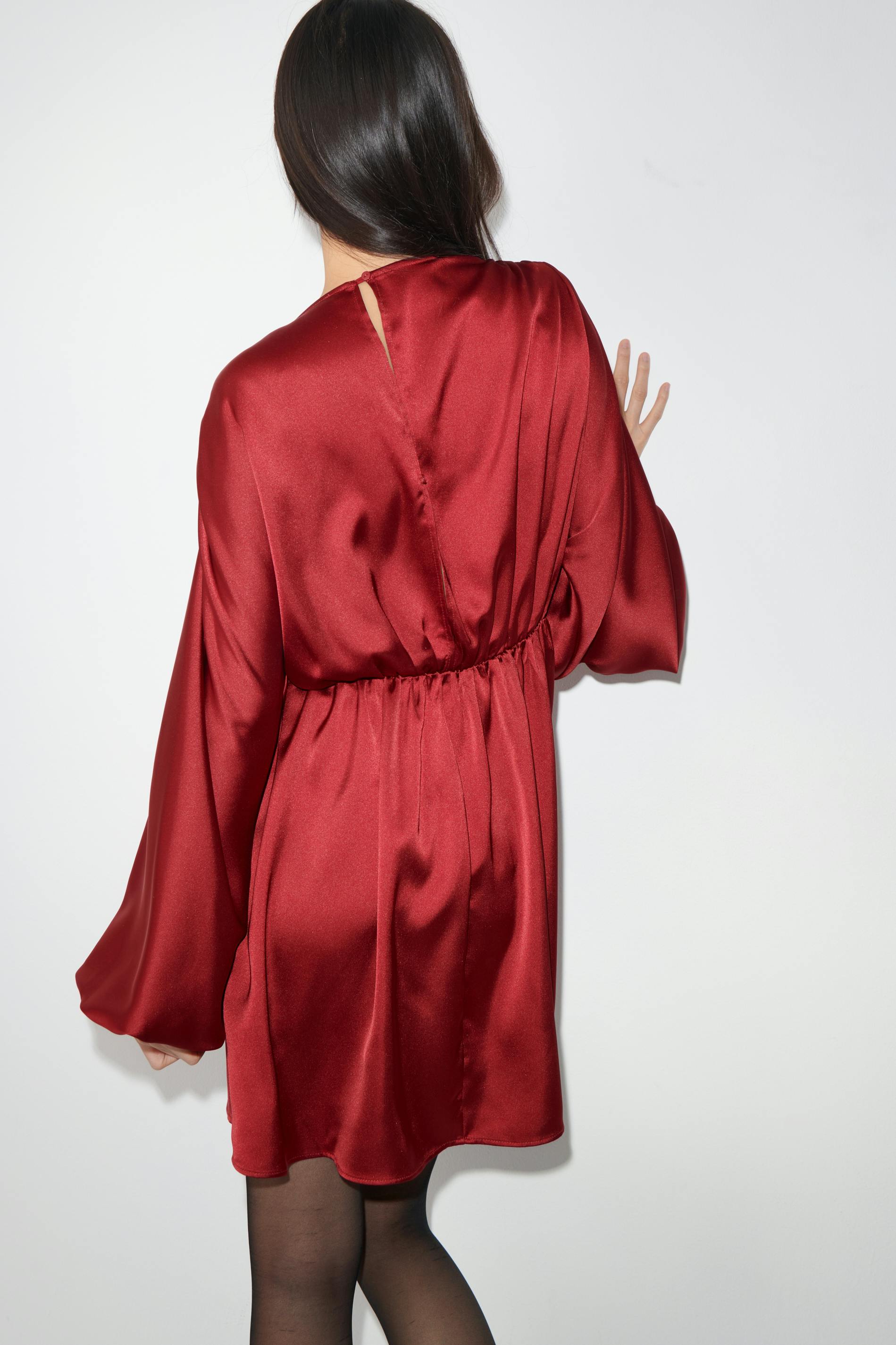 Satin mini dress