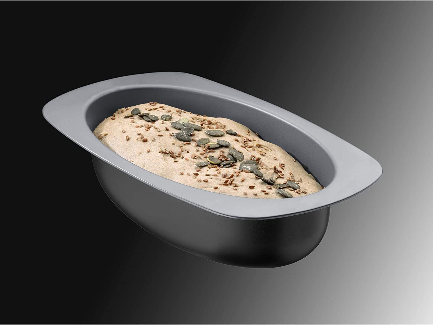 Kaiser Brotbackform Inspiration, (1x Kastenbackform (Länge 32 cm, für 750g-Brote) 2-tlg)
