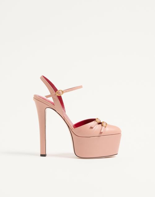 145 mm Crasher Platform Pumps i gedeskind