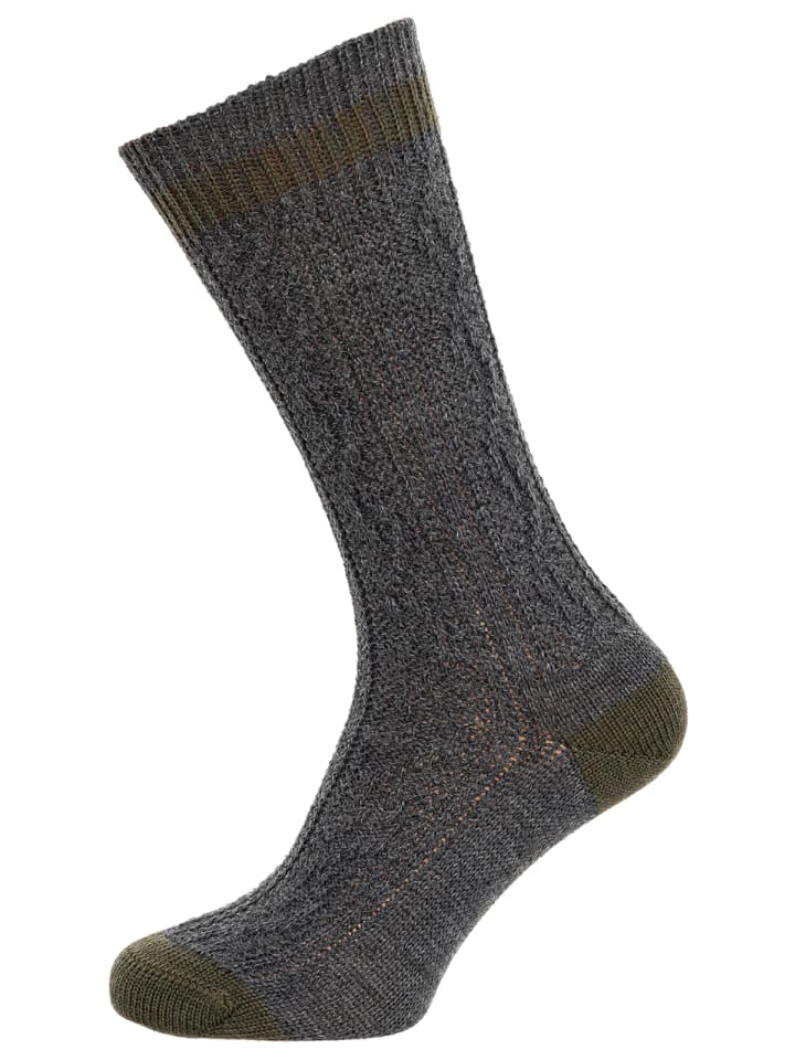 Lusana Strumpf L5698 in grau günstig kaufen