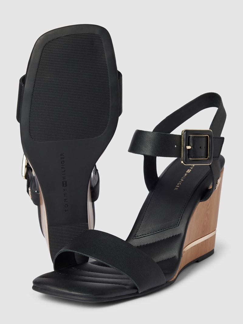 Wedges mit Label-Details Modell 'HARDWARE' in schwarz