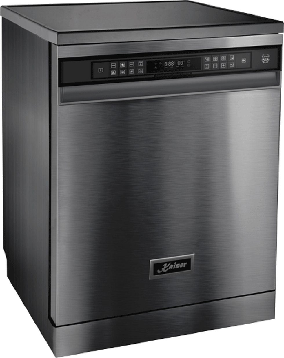 Kaiser Küchengeräte Standgeschirrspüler, S 6006 XL RS, 14 Maßgedecke, Unterbau, Freistehende Spülmaschine, 9 Programme, LED-Display