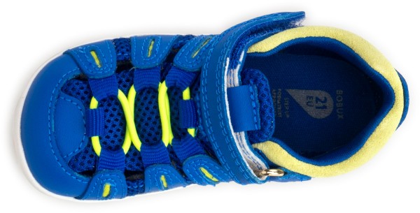 bobux step-up ~ Summit Sandale ~ Snorkel Blue & Sunny Lime