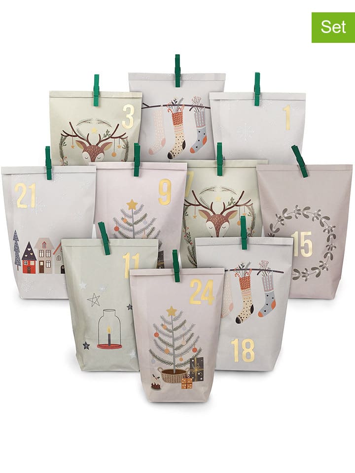 G. Wurm 72tlg. Set: Adventskalender 