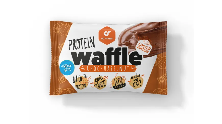 GO FITNESS Protein Waffle Choc-Hazelnut 50 g