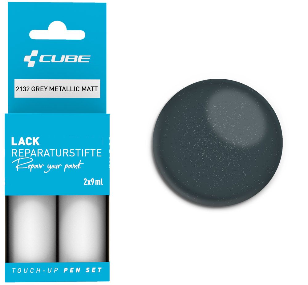 Cube Lackreparaturstift Set GREY METALLIC matt kaufen | Bike-Discount