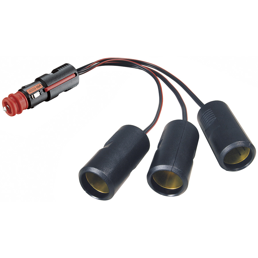 Verteiler mit Drillingskupplung von Pro Car, 12-24V - ATU