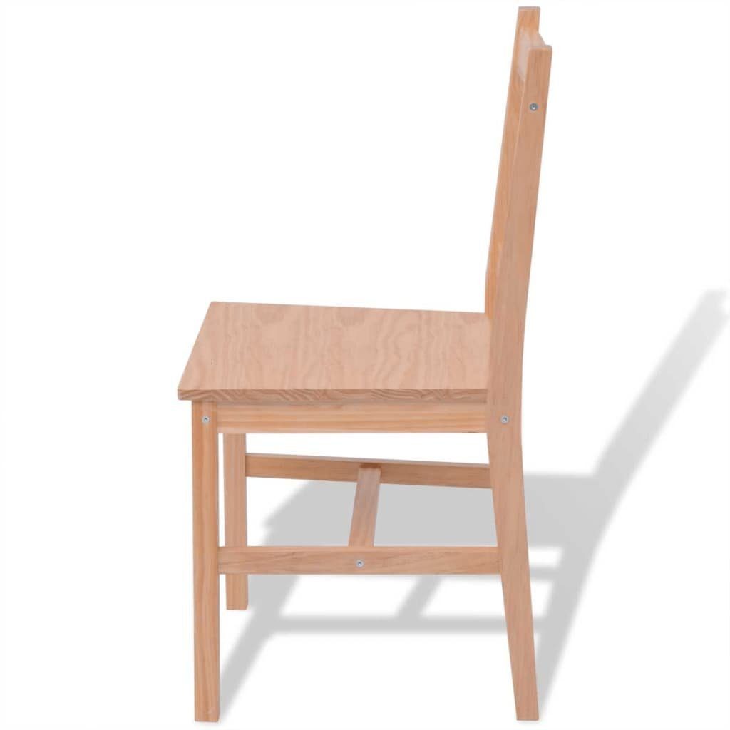 vidaXL Essgruppe Dreiteiliges Esstisch-Set Pinienholz, (3-tlg)