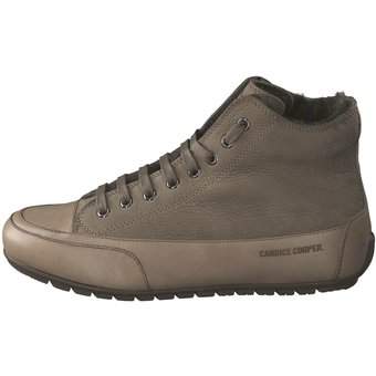 Candice Cooper Plus Fur Sneaker High in beige