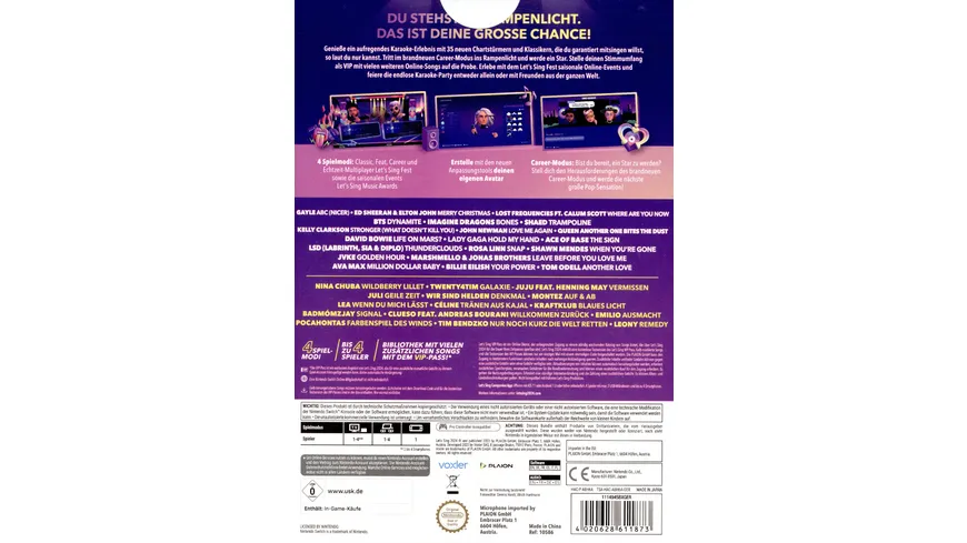 Let's Sing 2024 - German Version + 2 Mikrofone