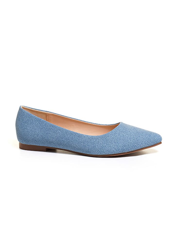 C'M Ballerinas in Hellblau günstig kaufen