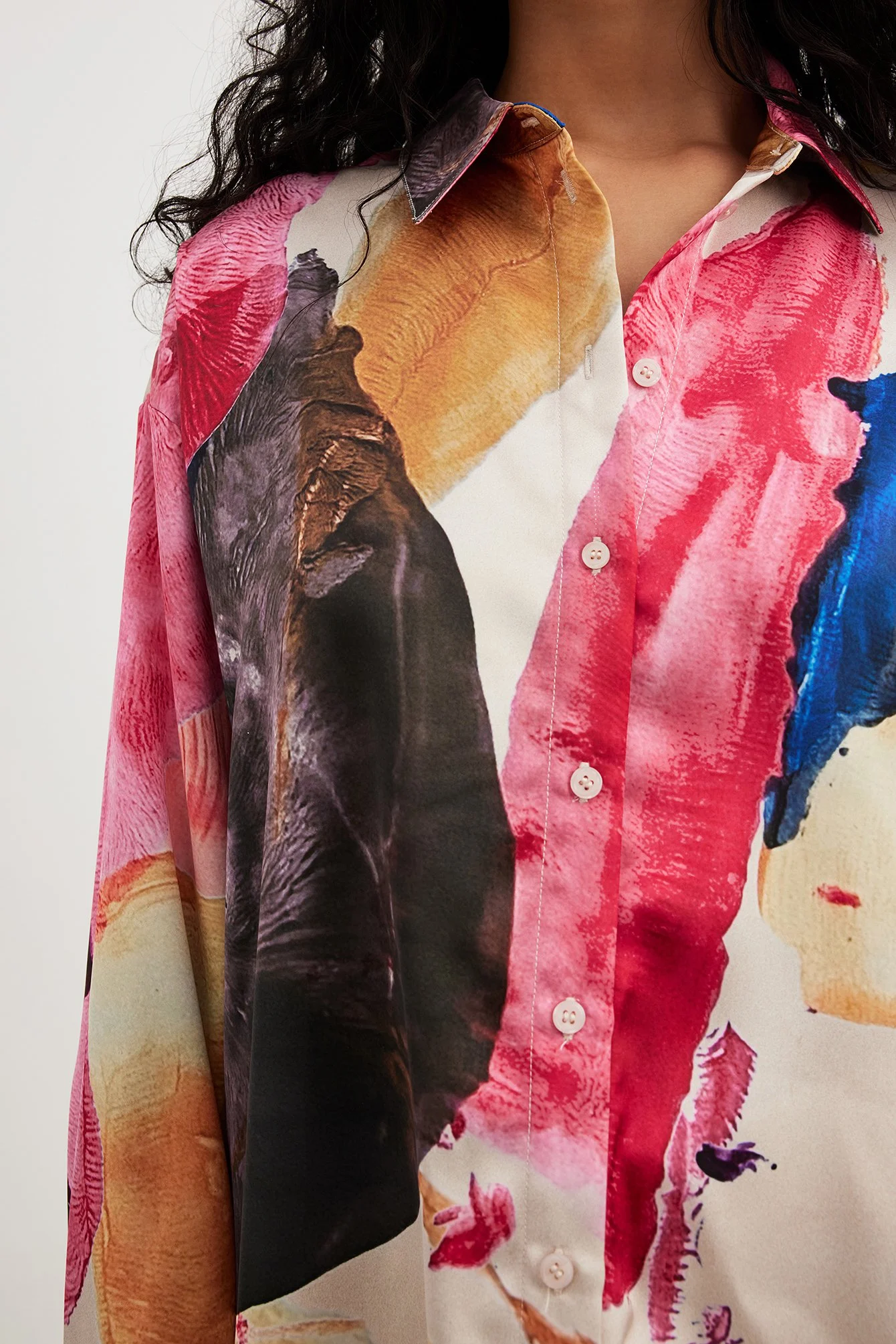 Printed Oversized Shirt