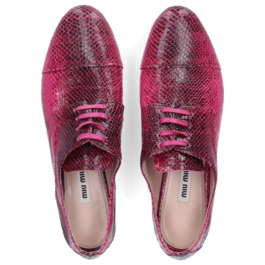Miu Miu - Halbschuhe Kalbsleder - pink