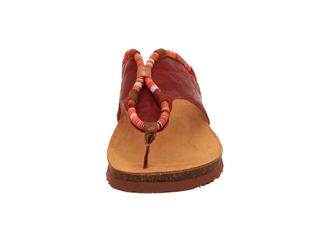 THINK Klassische Sandalen bunt D.Pantoletten Damen CHERRY/KOMBI