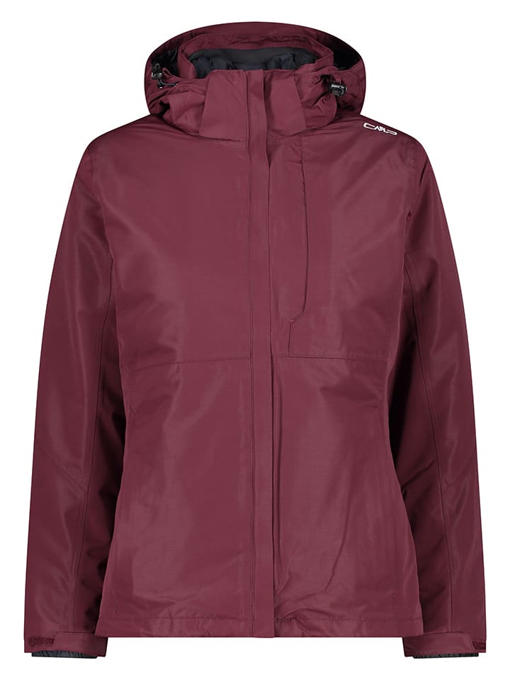 CMP 3in1-Funktionsjacke in Bordeaux/ Schwarz günstig kaufen