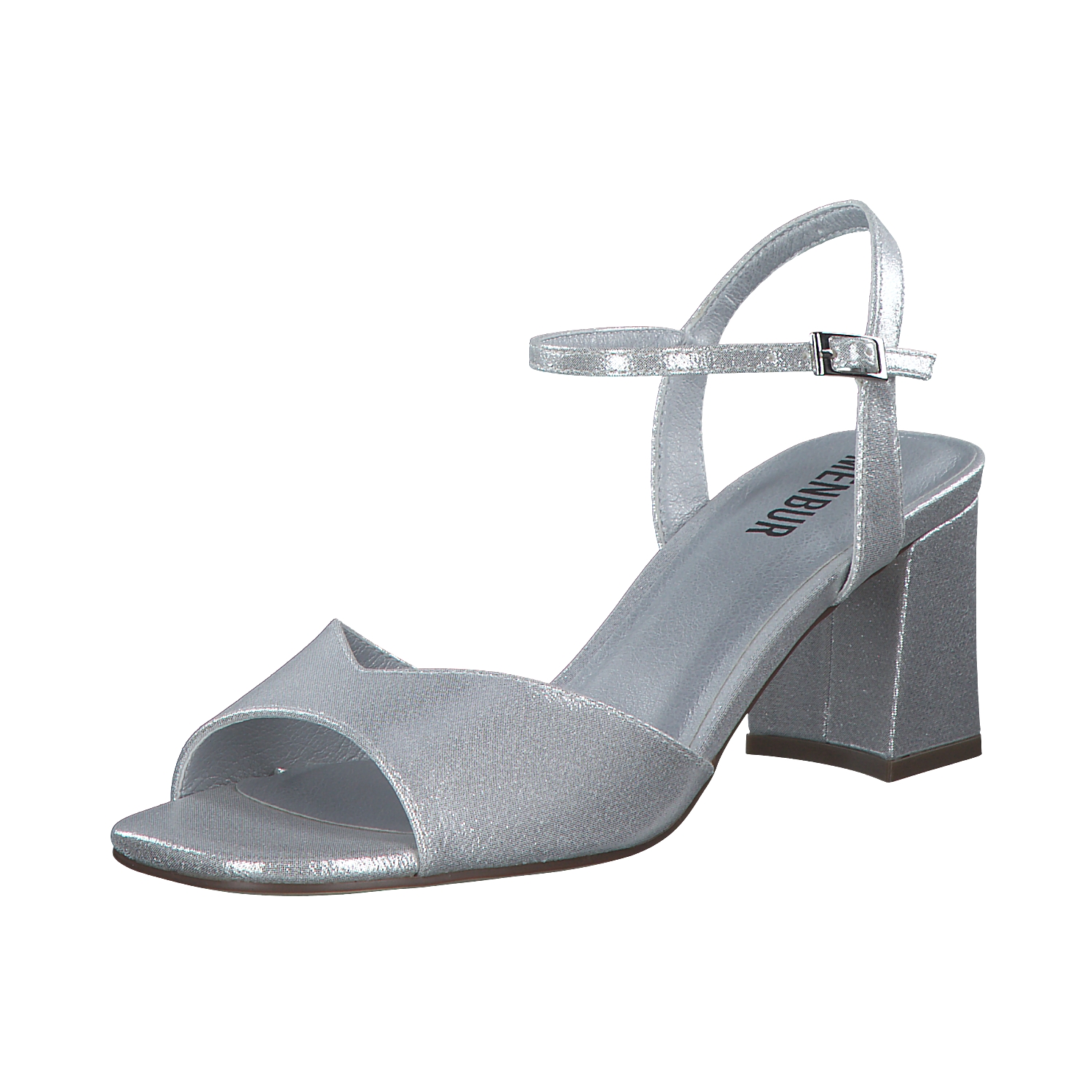 Menbur 25600, Plateau-Sandaletten, Damen, Grau