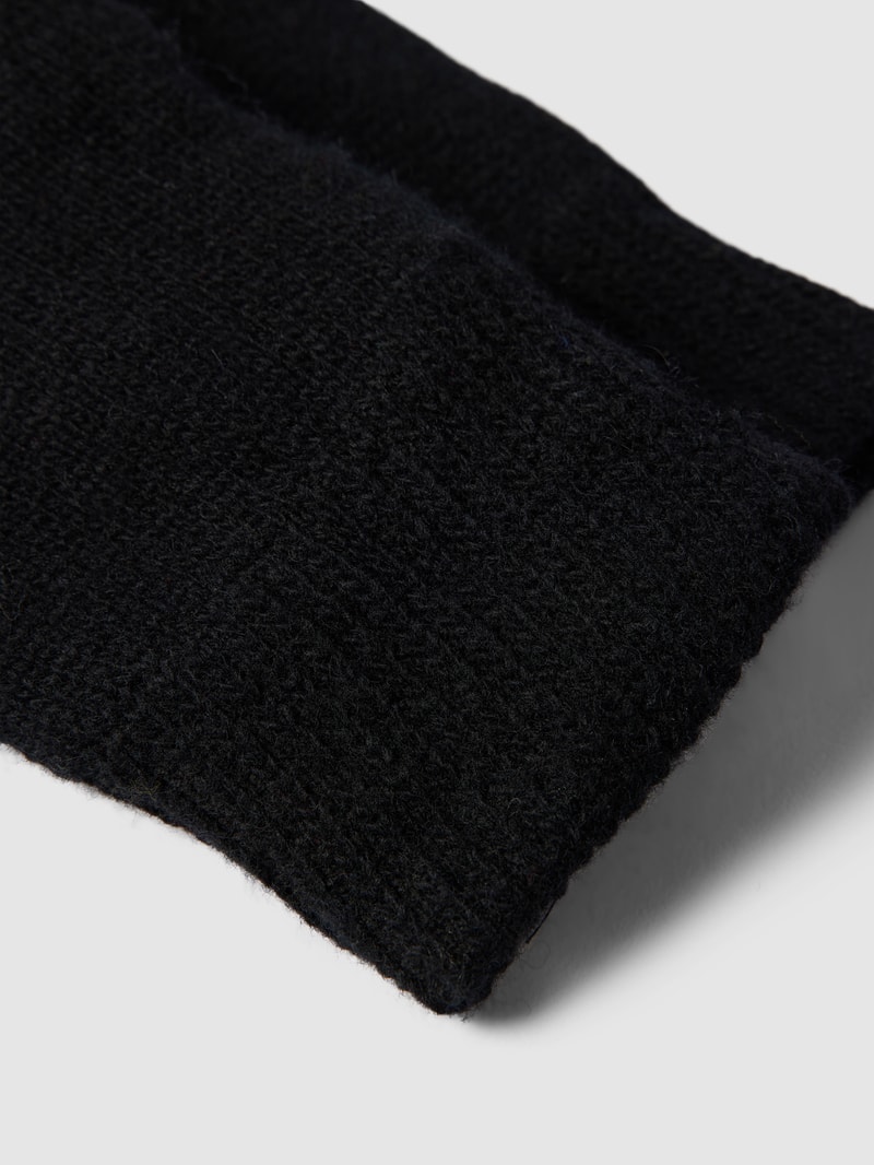 Handschuhe mit verstellbarem Riegel Modell 'Carlton' in schwarz