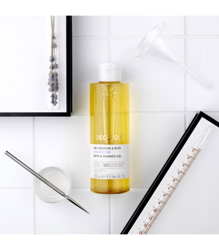 DECLÉOR-GEL DOUCHE & BAIN LAVANDE FINE-Gel Douche Tonifiant Visage et Corps
