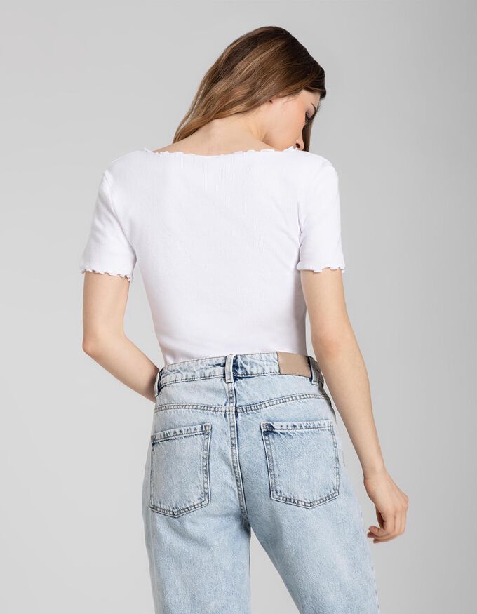 T-Shirt - Muschelsaum