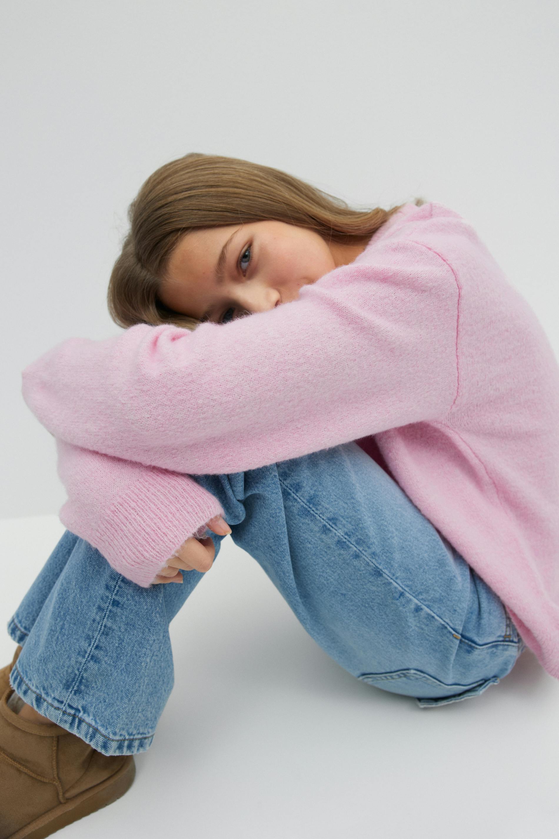 Y knitted sweater