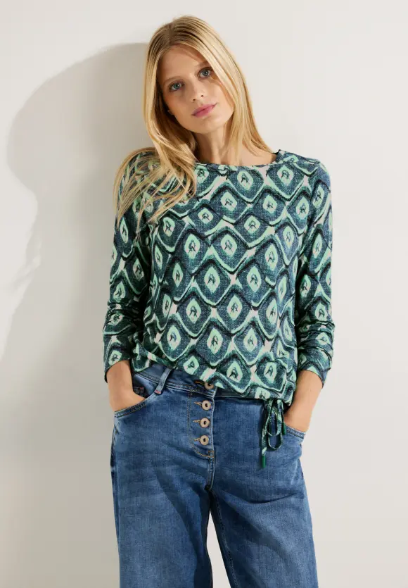 CECIL Langarmshirt mit Print