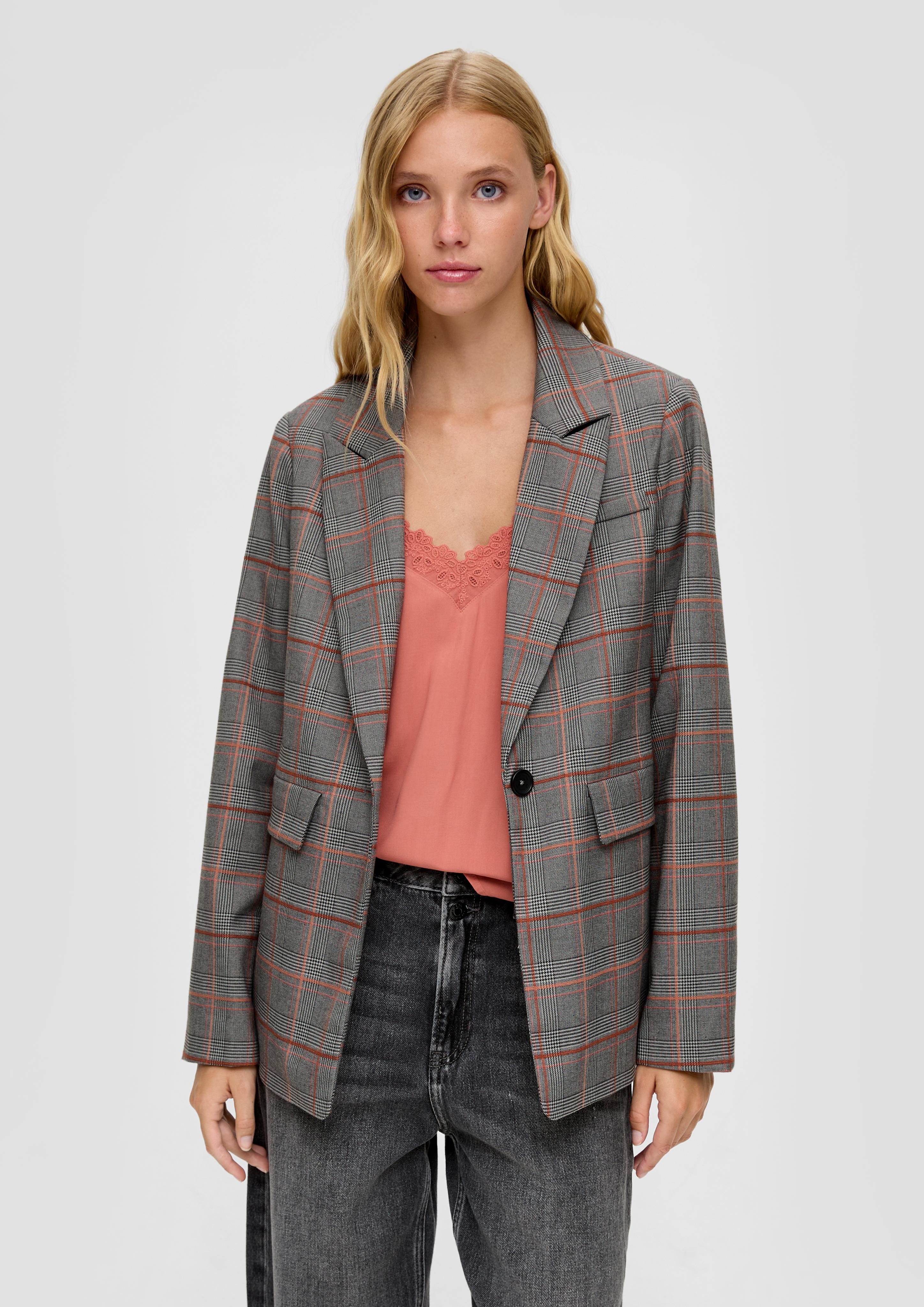 Karierter Blazer  2134891-20N0