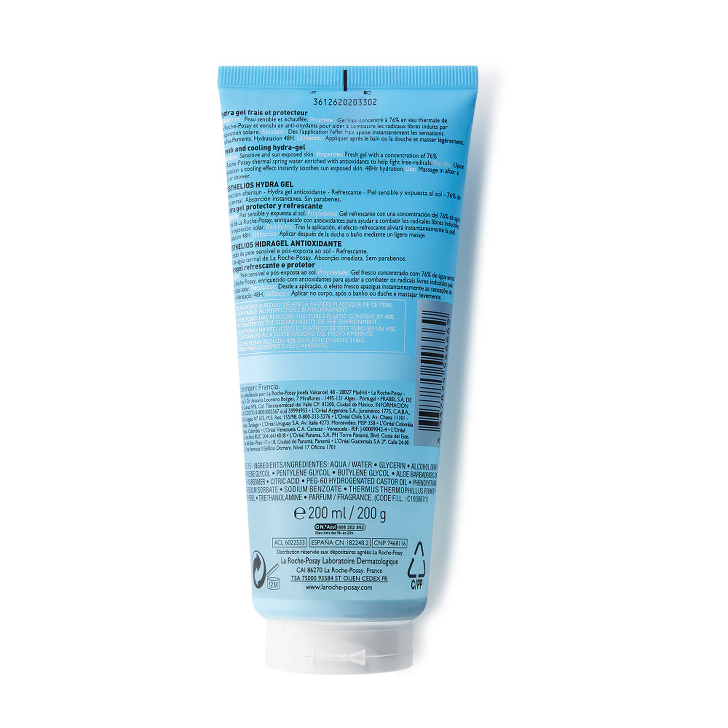 la roche-posay Posthelios Hydragel Après-Soleil 200 ml