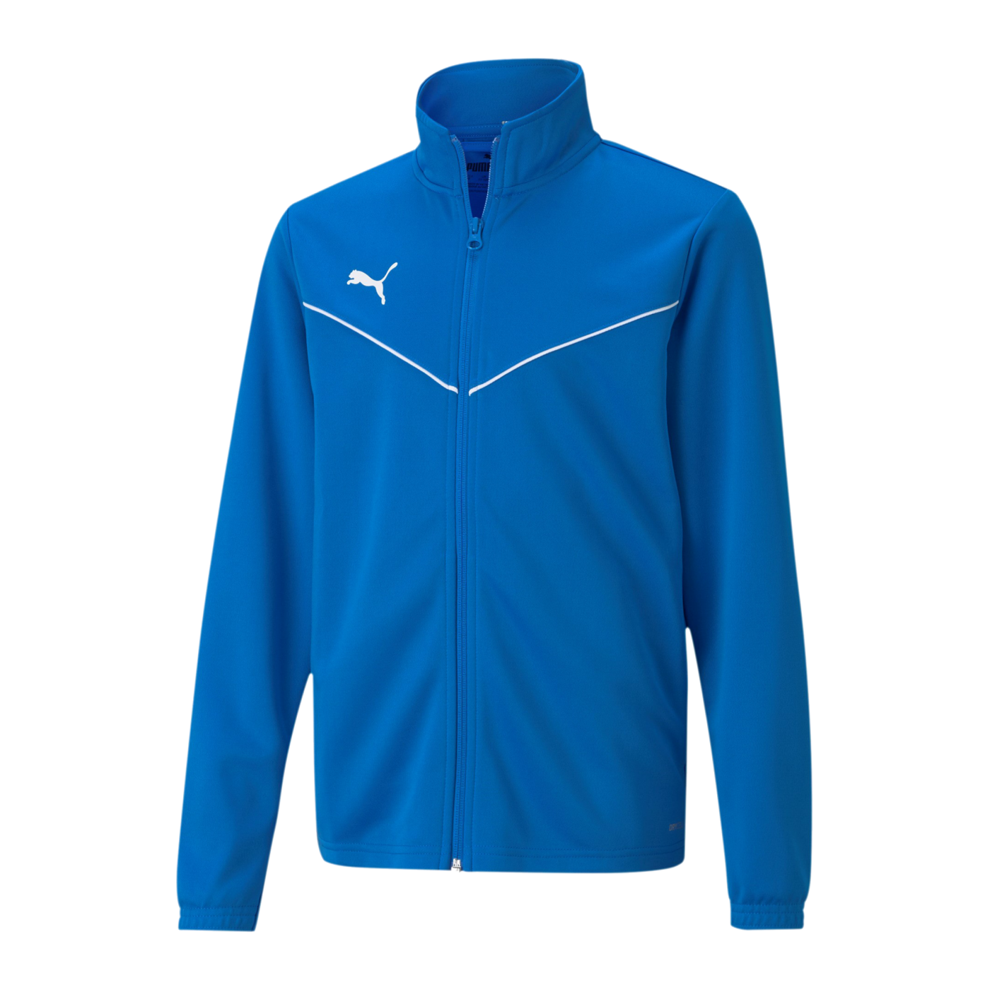 PUMA teamRISE Poly Trainingsjacke Kids Blau F02