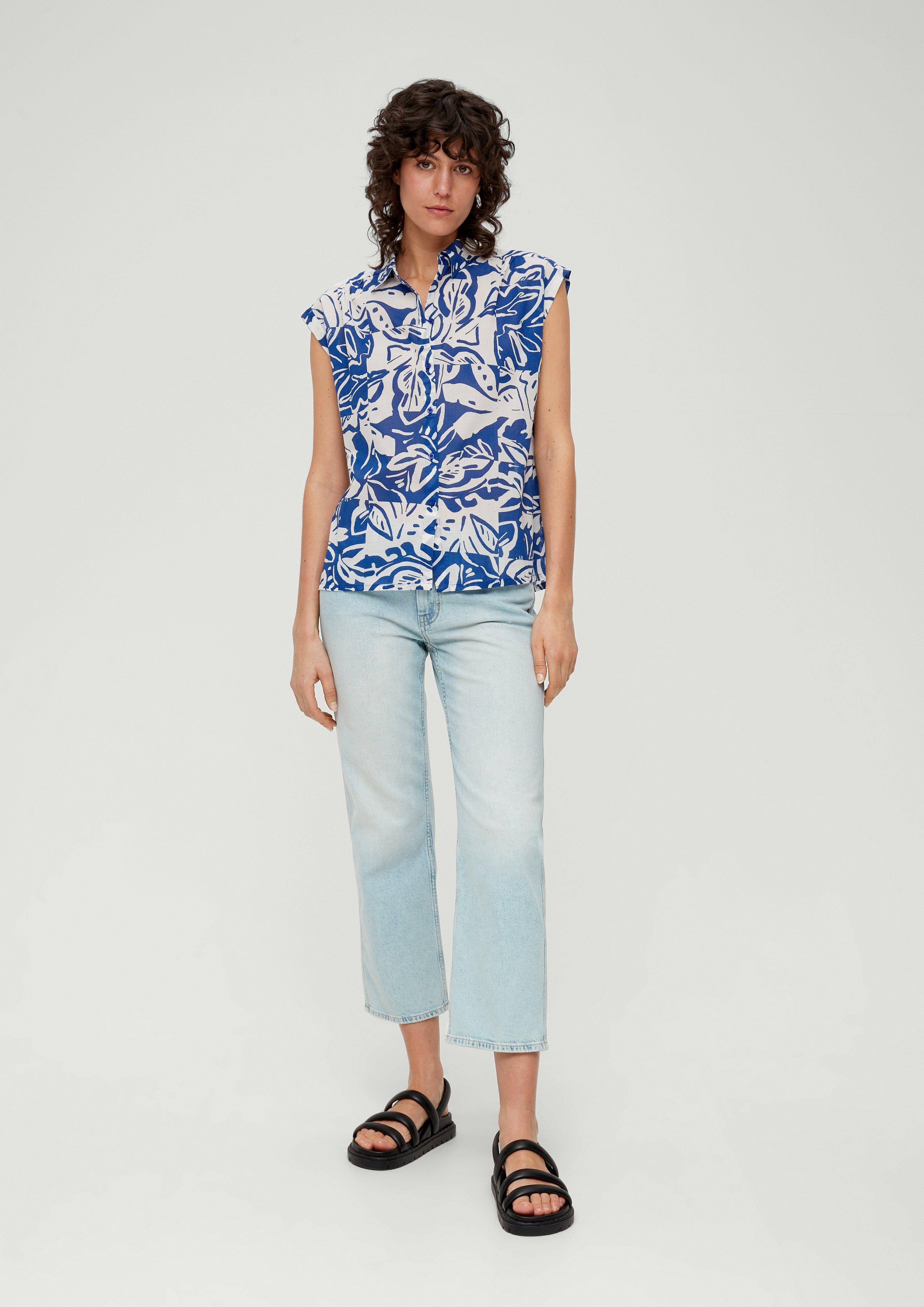 Blusenshirt mit Alloverprint  2131876-56A0