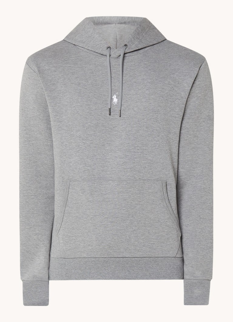 Φούτερ με κουκούλα Ralph Lauren με λεπτή πλέξη και κέντημα λογότυπου