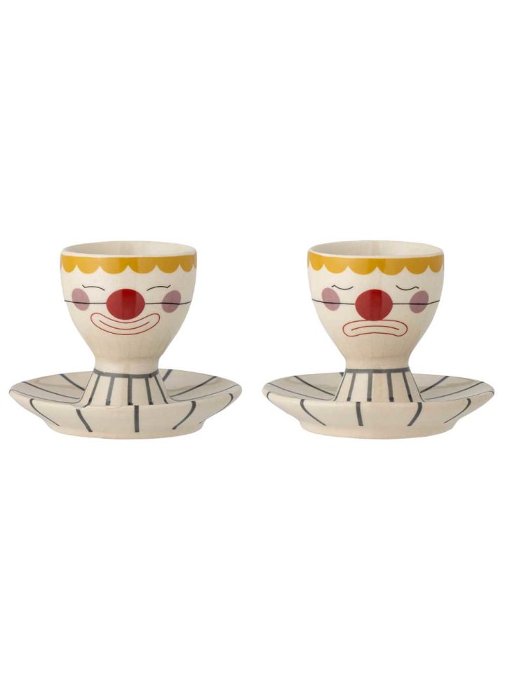 Bloomingville Eierbecher FIZBO Clown Gesicht Keramik günstig kaufen onesize