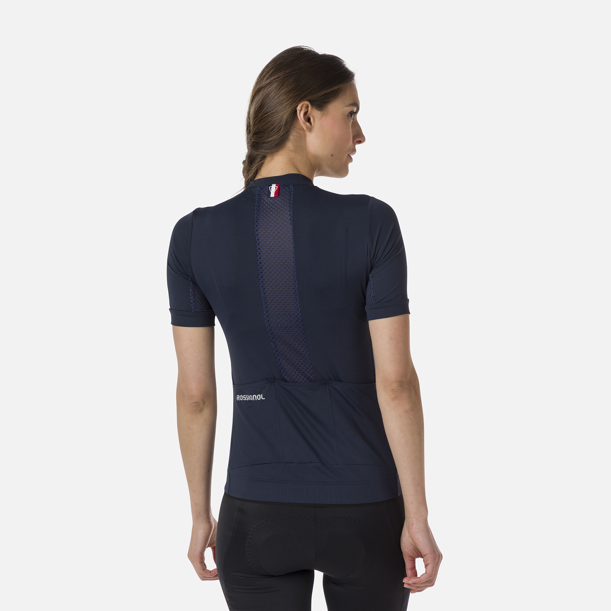 Maillot de vélo de route à manches courtes pour femme