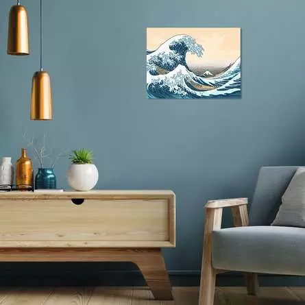 CreArt ART Collection: Große Welle (Hokusai) - Malen nach Zahlen für Erwachsene