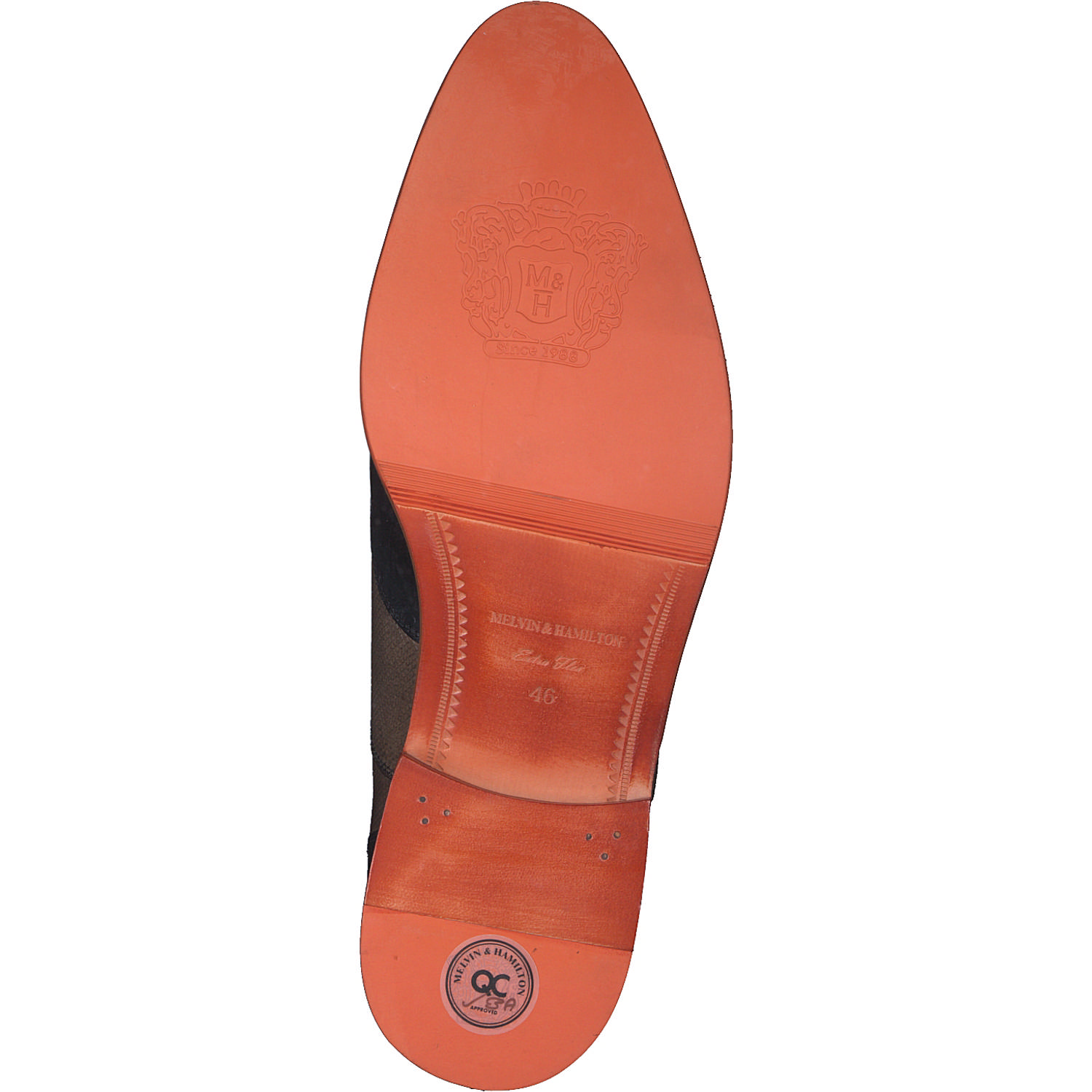 Melvin&Hamilton Bobby 3, Klassische Halbschuhe, Herren, Ostrich Space Dice City