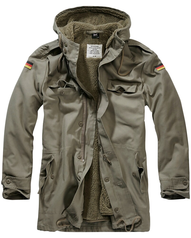 Brandit Parka BW Flag