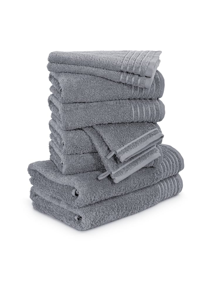 Möve Handtuchset New Classic 10-TLG in stone günstig kaufen onesize