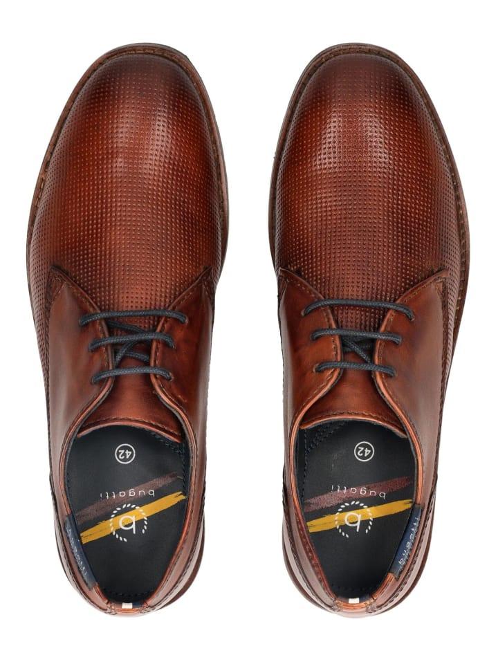 Bugatti Businessschuhe in Cognac günstig kaufen