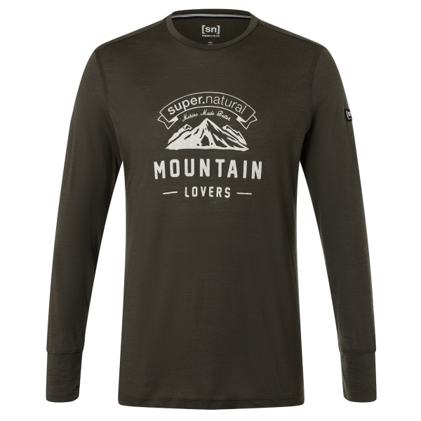 super.natural - Mountain Lovers L/S - Longsleeve