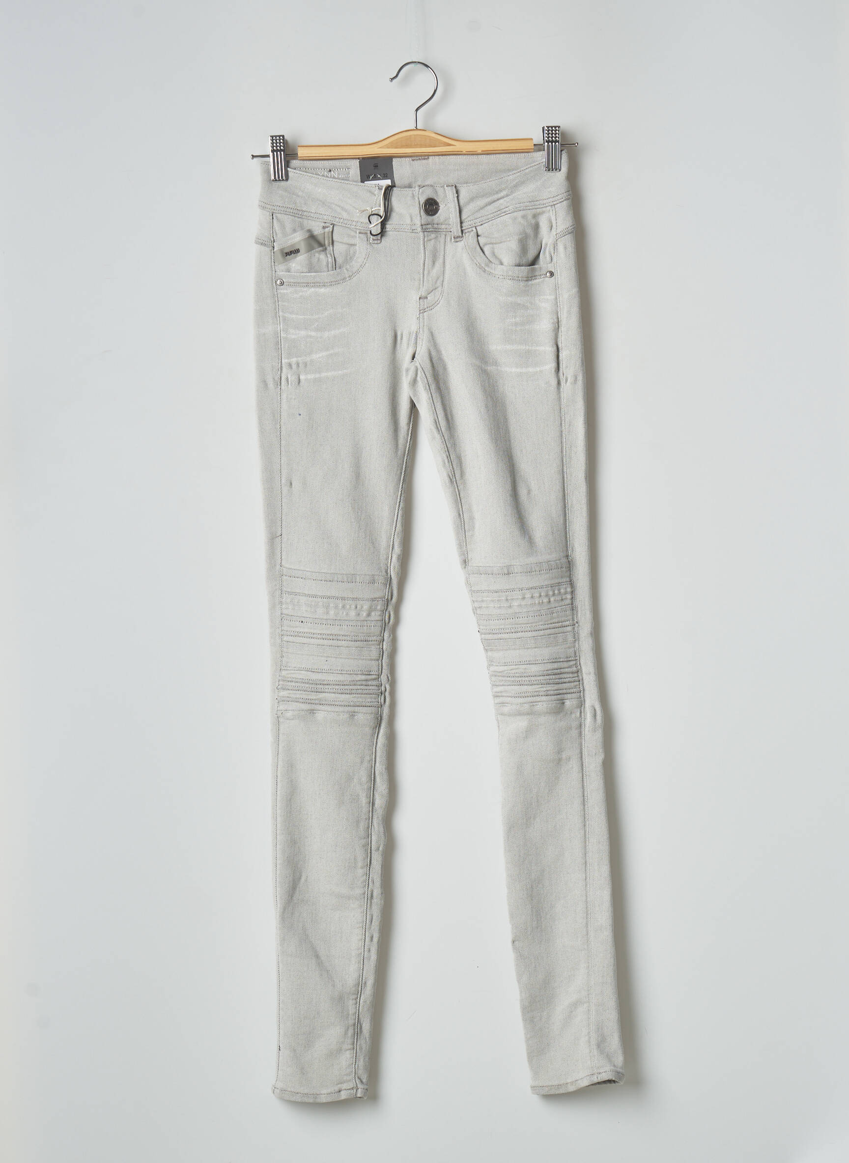 G Star Jeans Skinny Femme couleur gris