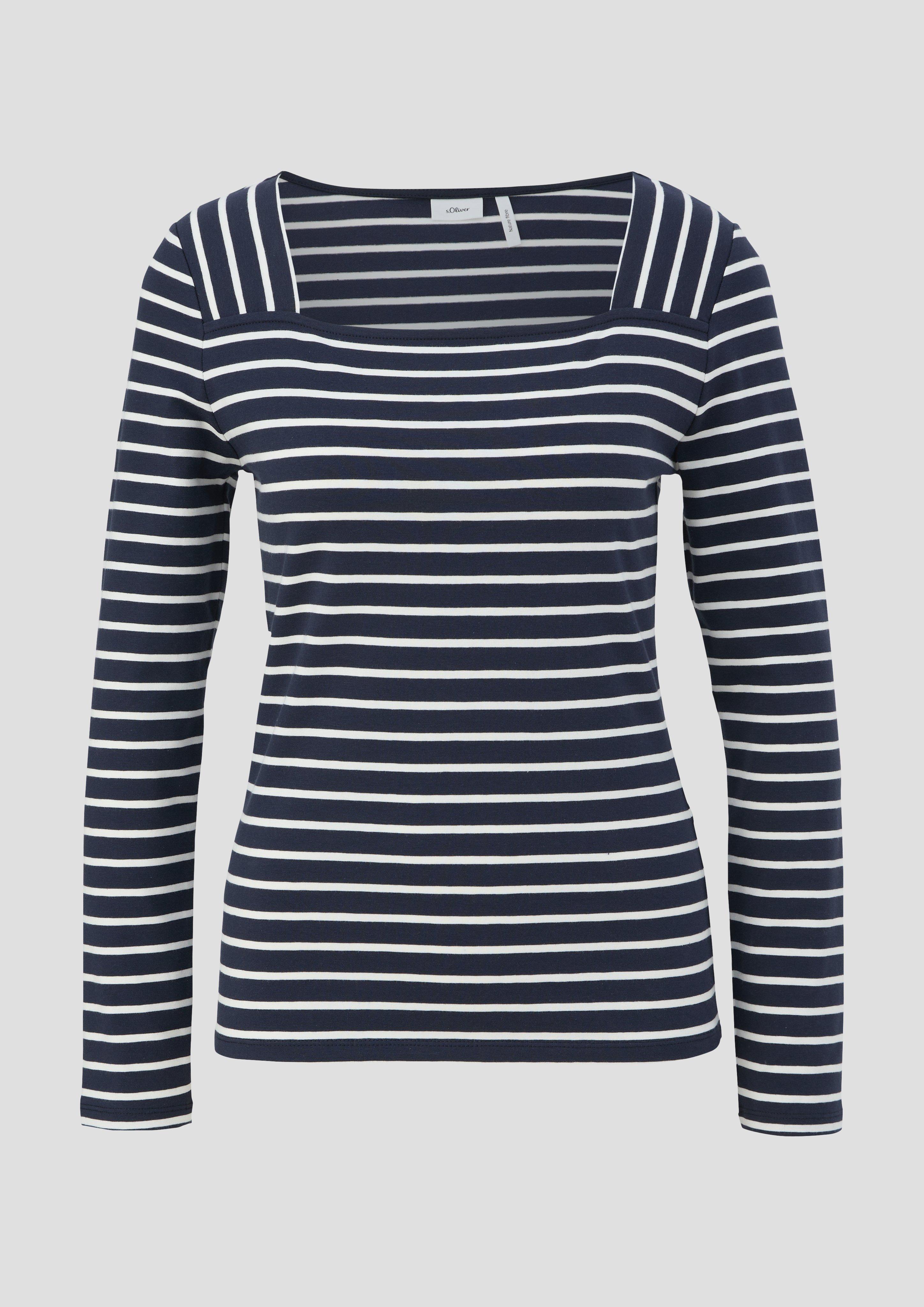 Langarmshirt mit Karreeausschnitt  2141517-59G0