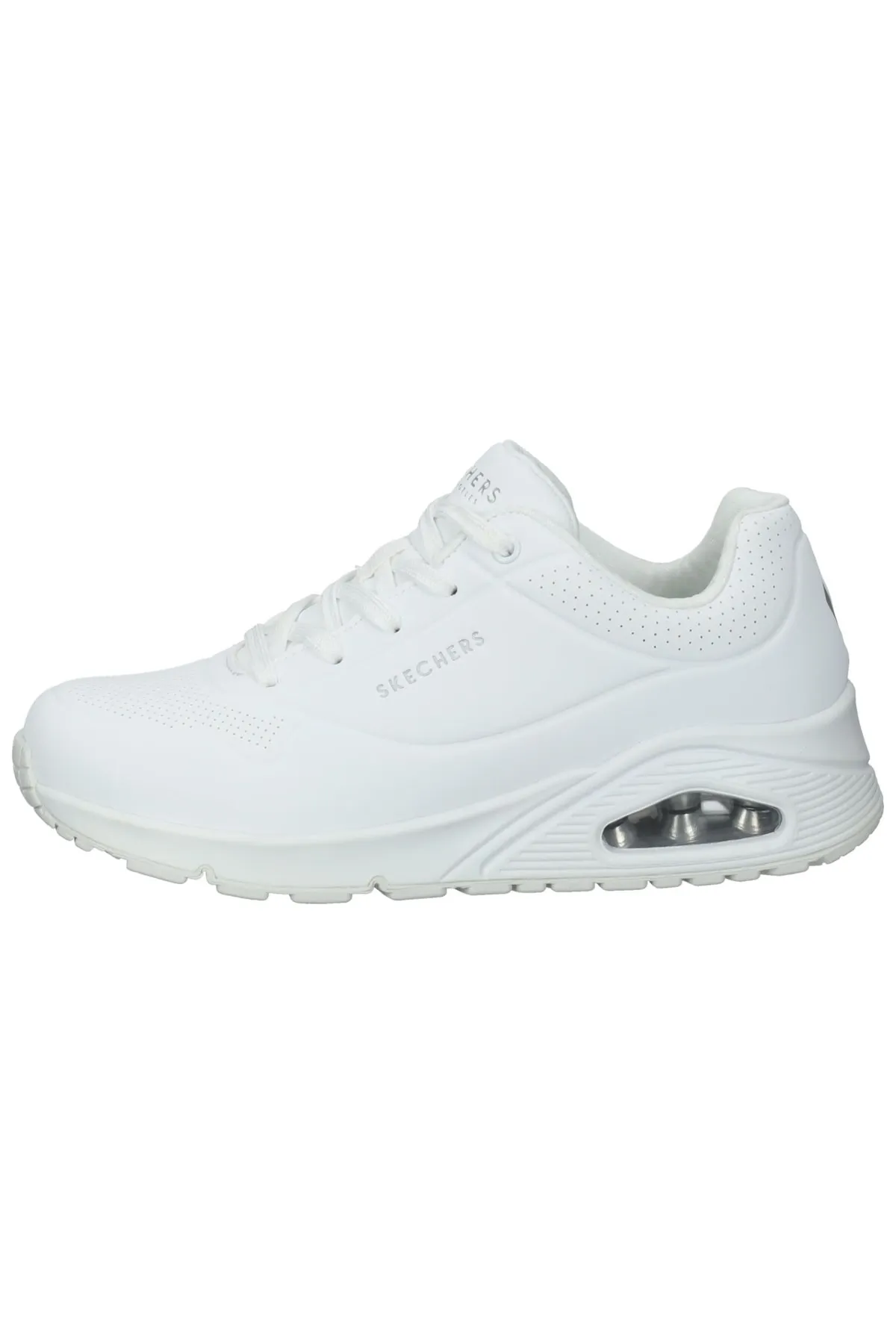 SKECHERS  Sneaker - Weiß - Flacher Absatz