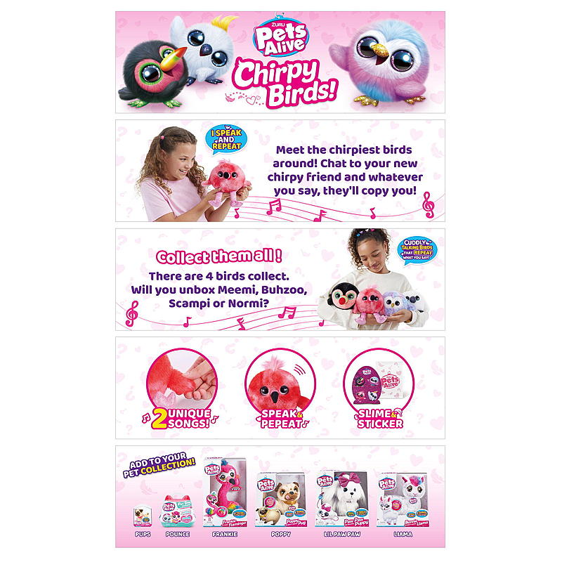 Zuru Cirphy bird Pets alive